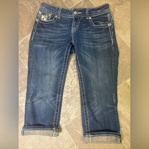 Miss me size 28, JP6158P cuffed Capri style number JP6158P colour MK 140